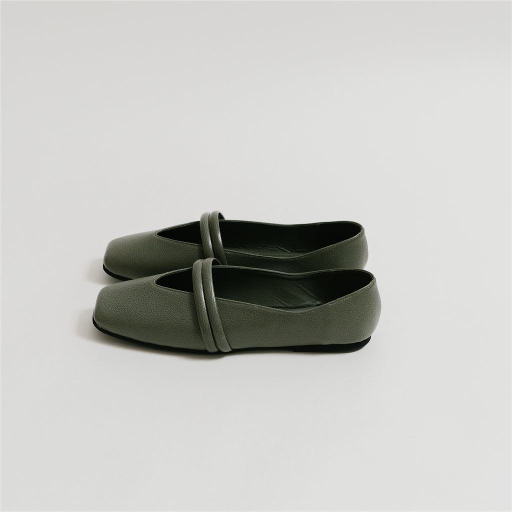Foutté verde oliva vista lateral